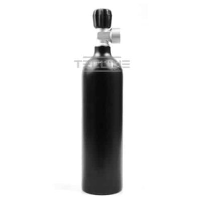 Alu flaske svart 0,85 L m/kran