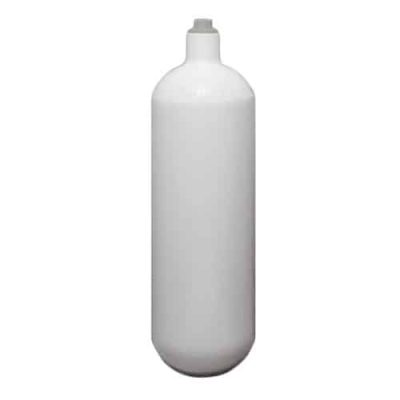 Draktgass flaske i stål 1L 200 Bar, M18x1,5 u/kran